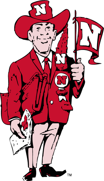 Nebraska Cornhuskers 1962-1973 Mascot Logo diy fabric transfer
